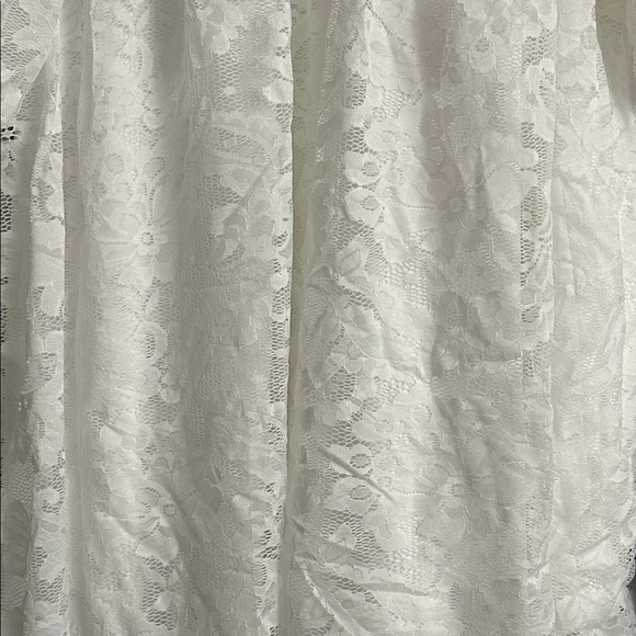 NIP Cicidudu White Lace Long Sleeve Dress Size 2XL - Picture 2 of 6